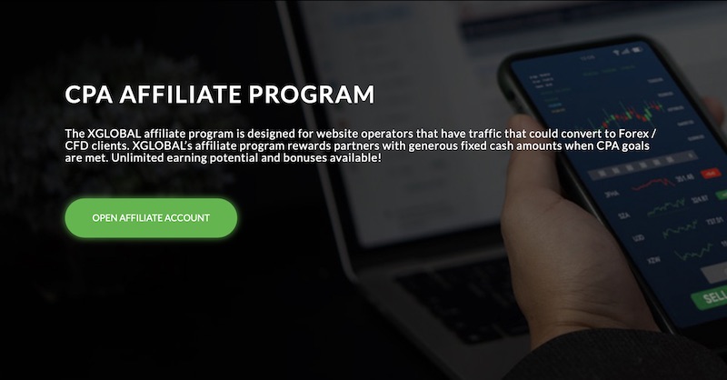 Earn Up to $600 Per Client with XGLOBAL Markets’ CPA Affiliate Program